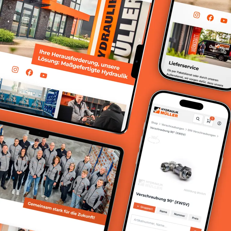 Der Online-Shop von Hydraulik-Service Müller